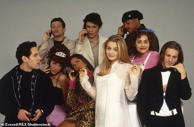 Breckin Meyer talked about his late Clueless co-star Brittany Murphy, who died on December 20, 2009 at the age of 32 from pneumonia combined with anemia;  from left to right the cast of Clueless: starring Paul Rudd, Justin Walker, Elisa Donovan, Jeremy Sisto, Stacey Dash, Alicia Silverstone, Donald Faison, Brittany Murphy and Breckin Meyer