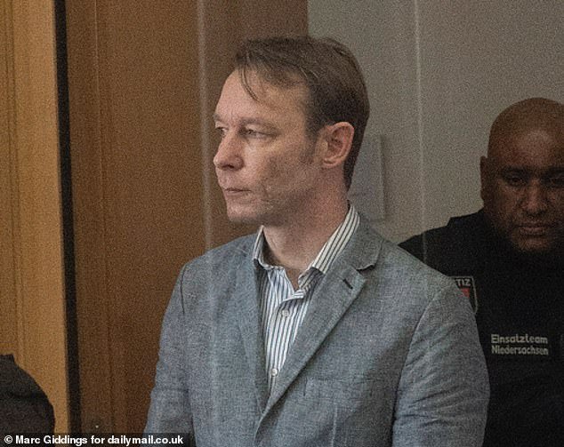 British police officers involved in the hunt for Madeleine McCann will be asked to testify in the ongoing trial of prime suspect Christian Brueckner (pictured in court earlier this week), MailOnline can exclusively reveal