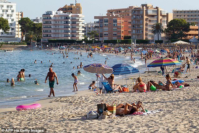 The 20-year-old was detained after the victim complained that he had forced himself on her after a night out in Palmanova (pictured), which borders the famous party resort
