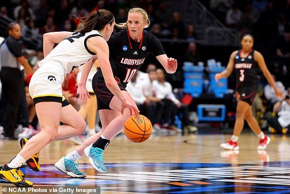 Caitlin Clark will be defended in 2023 by then-Louisville guard Hailey Van Lith