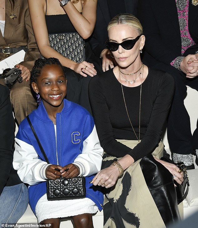 Charlize Theron took her youngest daughter August to the Christian Dior pre-fall 2024 fashion show on Monday. The 48-year-old actress and her seven-year-old daughter were both decked out in Dior as they sat front row during their exciting mother-daughter date at the Brooklyn Museum in New York City.