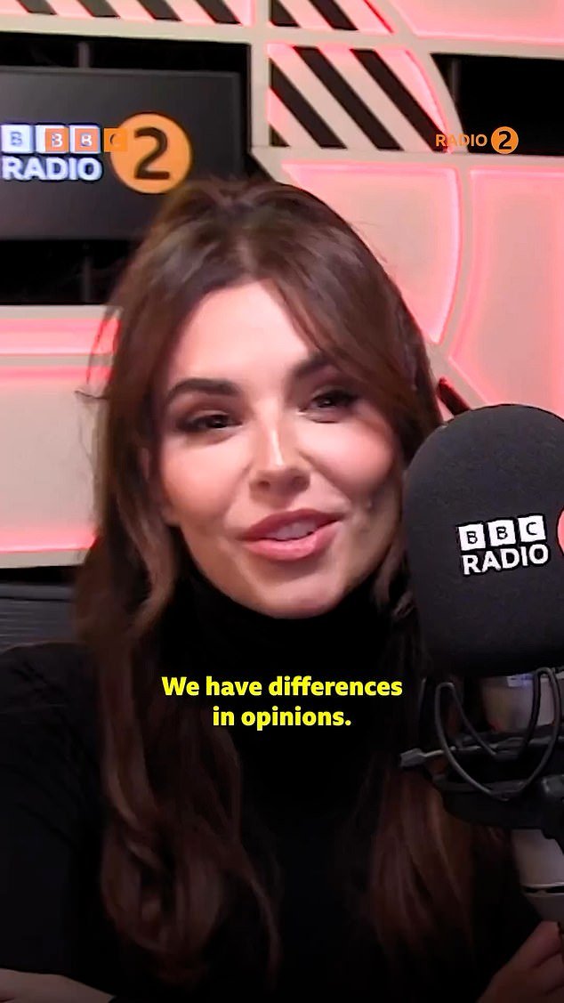 Girls Aloud have insisted they 'don't do disagreements, just disagreements', but things got hilariously heated during a radio interview