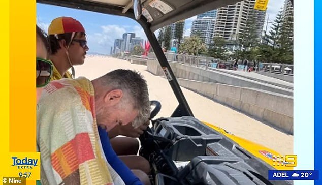 In December, the comedian was rushed to hospital after dislocating his shoulder on a Queensland beach, resulting in nerve damage and excruciating pain.