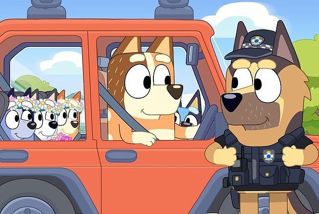 Bluey fans were left wondering if mom Chilli broke the law by letting Bluey sit in the front seat.  Under Queensland law, children aged four to seven can only sit in the front seat if all other seats are occupied by children under seven