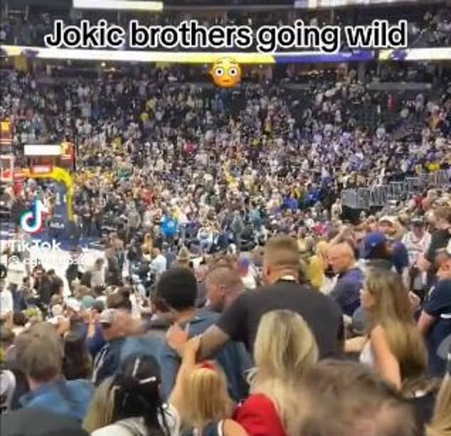 Shocking footage shows Nikola Jokic's brother punching someone during the NBA playoff game between the Denver Nuggets and the Los Angeles Lakers