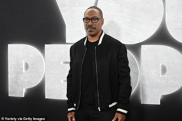 Production on Eddie Murphy and Keke Palmer's upcoming film The Pickup has been halted after several crew members were injured in an accident on set in Atlanta;  Murphy seen in 2023
