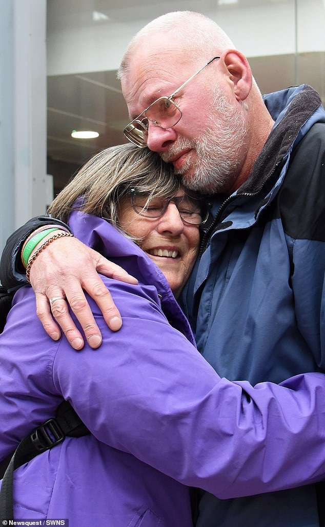 This is the highly emotional moment siblings Tony Beckett and Mary Dunstan met for the first time since 1979