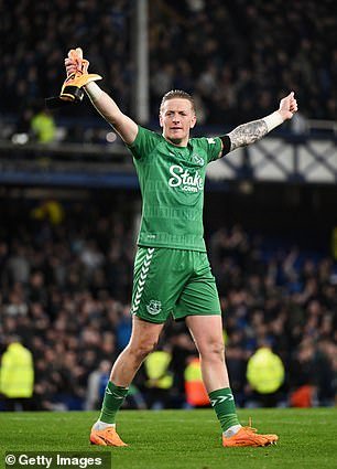 Everton and England's Jordan Pickford have indicated which rule he would like to change in football