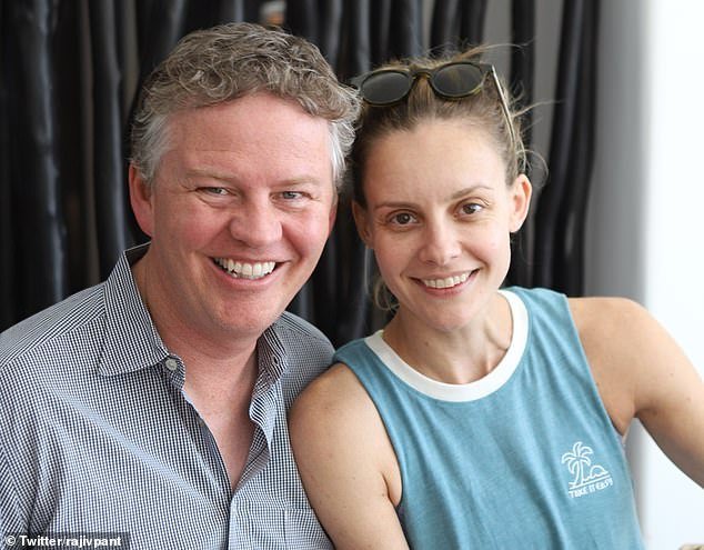 Matthew Prince, co-founder of technology company Cloudflare, seen here with his wife Tatiana, was originally involved in a lawsuit over a rock wall over a property line with Eric and Susan Hermann