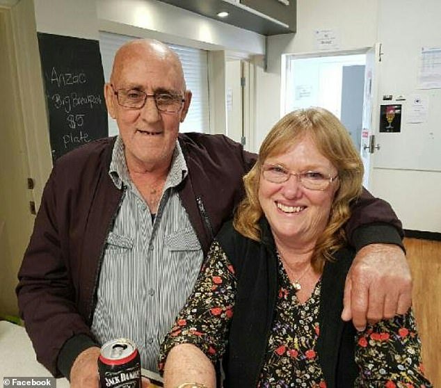 Delphine Mugridge's husband Neville, 77, died in a fiery lorry crash on the Eyre Highway two weeks ago