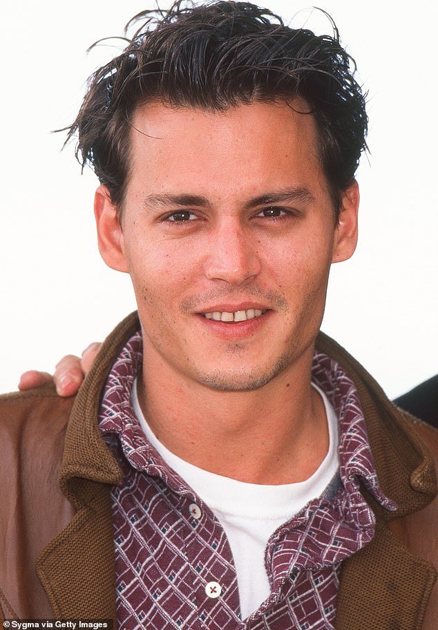 Johnny bragged about the dismal state of his teeth in a 1995 Premiere magazine interview that resurfaced last year (pictured at the 1995 Cannes Film Festival)