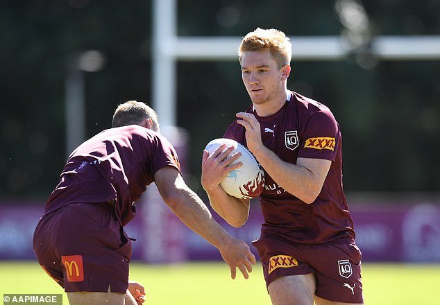 A former coach said Queensland Maroons State of Origin star Tom Dearden excelled in shark bait wrestling drills in high school
