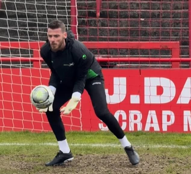David de Gea put himself to the test as he went about catching drills, stopping shots and claiming crosses.  Alongside the video, he vowed to 'come back stronger'