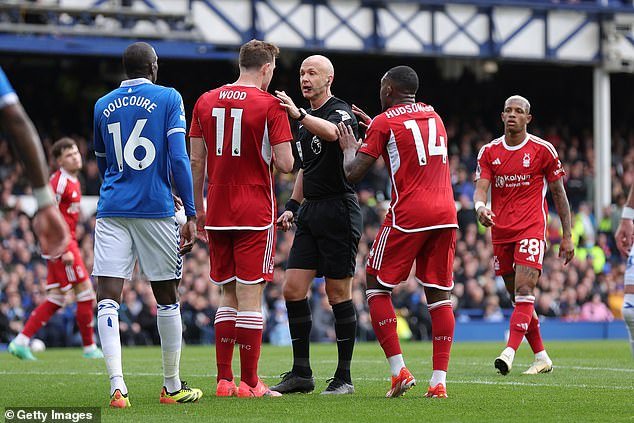 Nottingham Forest were convinced they should have had three penalties on Sunday