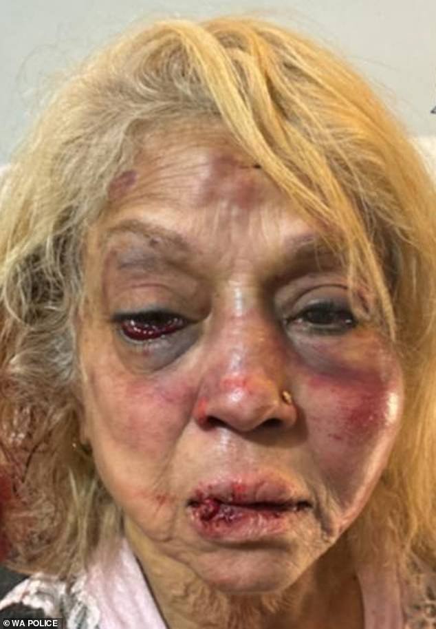 Grandmother Ninette Simons (pictured), who was the victim of a horrific attack in her own home in the Perth suburb of Girrawheen, has spoken out about the attack for the first time