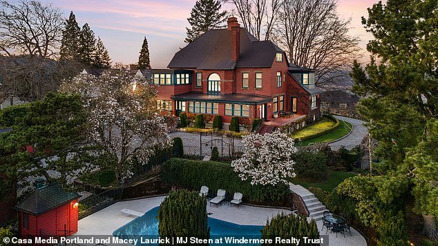 A historic 135-year-old mansion with a ballroom, pool, tennis court and guest house is for sale for $5.5 million in Oregon