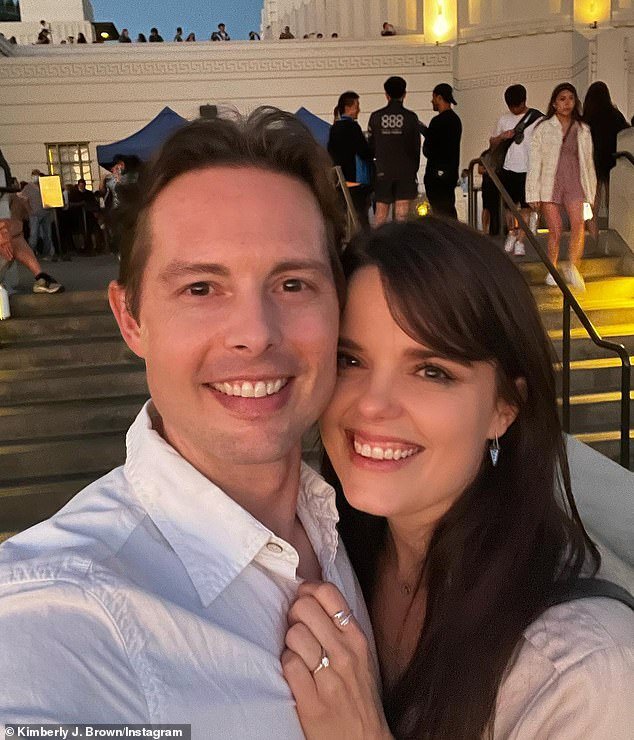 Halloweentown stars Kimberly J. Brown and Daniel Kountz are married.  On Friday, the former Disney stars tied the knot in an intimate outdoor wedding at the Spanish Hills Club in Camarillo, California, with 92 of their loved ones in attendance;  seen in June 2022
