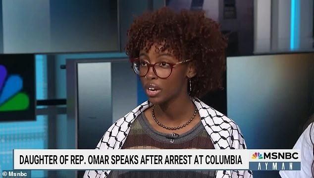 Ilhan Omar's daughter, 21-year-old Irsa Hirsi, has faced criticism after claiming she was sprayed with chemical weapons during a pro-Palestine protest at Columbia University.
