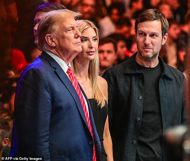 Father and daughter were spotted together in Miami earlier this month at a UFC 299 event, along with her husband, Jared Kushner