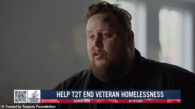 Jelly Roll was featured in a charity TV commercial that aired on Fox on Thursday, after it was announced that he was quitting social media over fat trolls