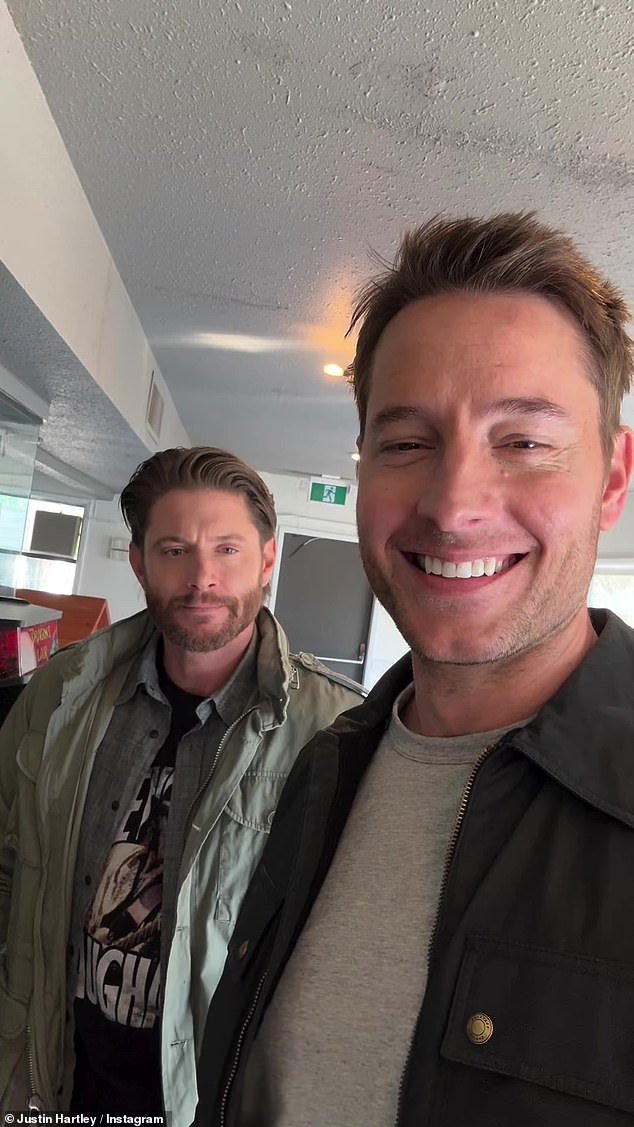Tracker star Justin Hartley announced that Ackles had joined the cast in a video posted to his Instagram on Thursday