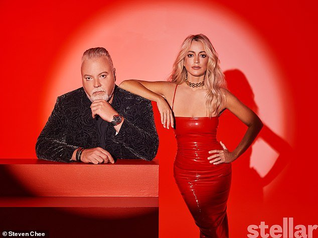 Kyle Sandilands has nothing but admiration for his radio co-star Jackie 'O' Henderson.  And the shock jock admitted it was quite a shock to see his KIIS FM co-host walking back into the station after spending her summer off losing weight.  Pictured together in this week's Stellar issue