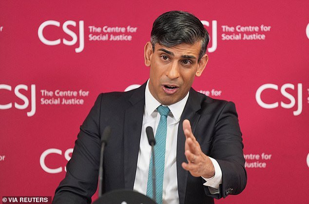 The move, part of a wider plan to tackle Britain's 'sick note culture', would see people with common infections such as flu automatically given time off after reporting their own symptoms.  Rishi Sunak promised last week that he would strip GPs of the power to fire Britons from work