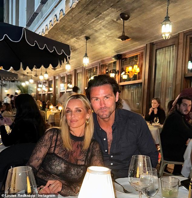 Louise became Instagram official with Drew in November last year after they made their first public appearance together in September, sharing photos of them celebrating Drew's 40th birthday at a luxury restaurant with her eldest son Charley