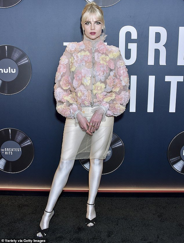 Lucy Boynton turned heads in two striking outfits as she attended the premiere and afterparty of the new Hulu film, The Greatest Hits, on Monday night