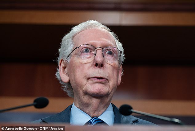 Mitch McConnell announced that he would resign as leader of the Senate Republicans at the end of 2024