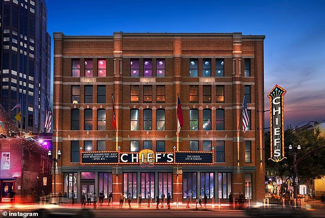Chief's Bar is owned by fellow American artist Eric Church and celebrated its grand opening this weekend
