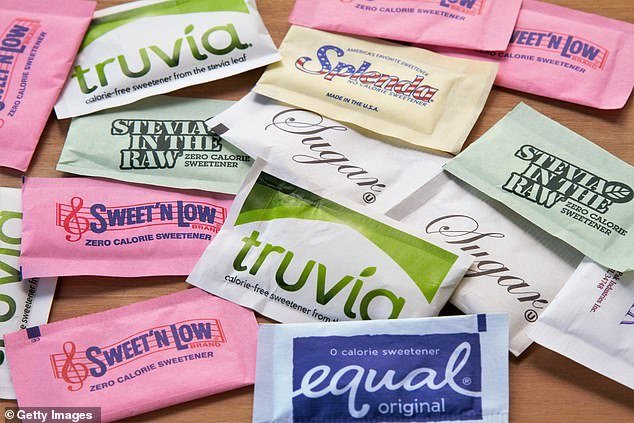 Sweeteners (pictured) are sugar substitutes that imitate the taste of sugar while having a negligible effect on energy intake