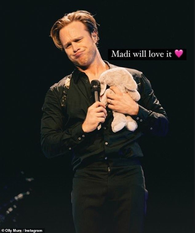 Olly has given fans an insight into fatherhood after welcoming his newborn daughter Madison two weeks ago