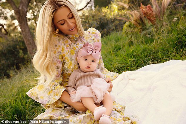 Paris Hilton has shared the adorable first snaps of her daughter London