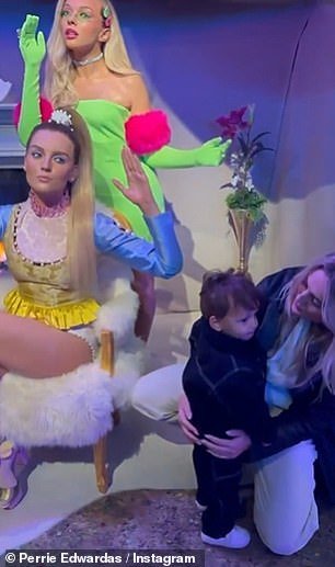Perrie Edwards has revealed how her son Axel reacted to seeing her Madame Tussauds wax museum when they visited the London museum