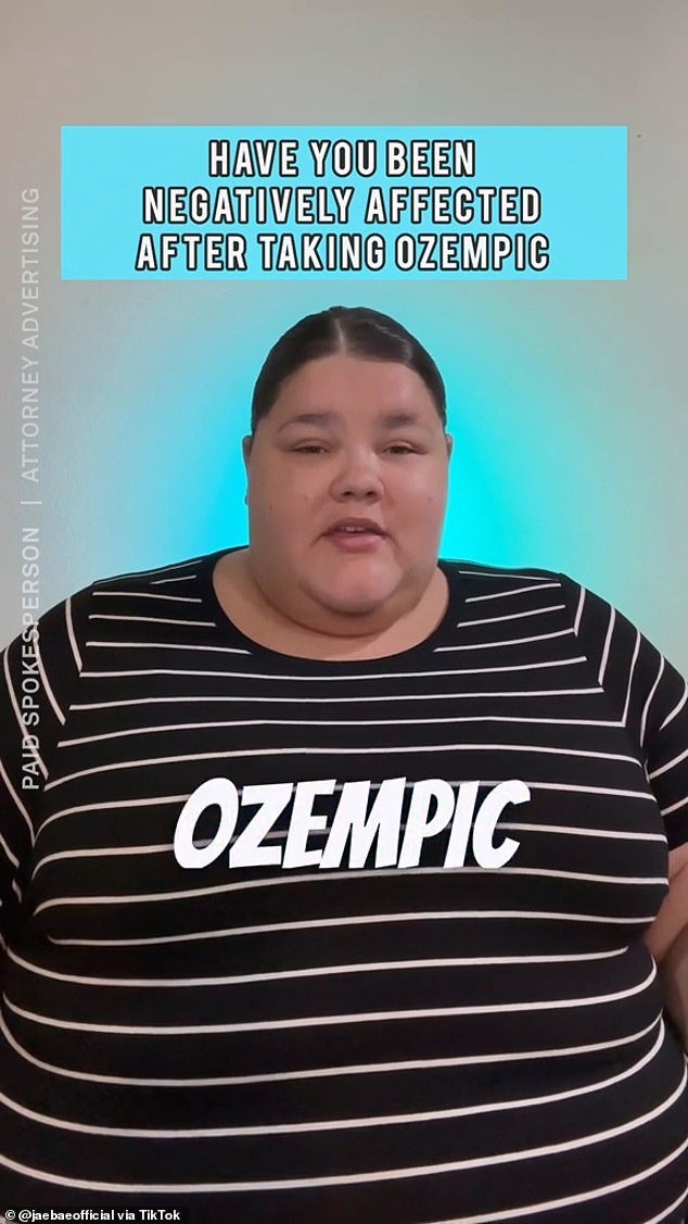 Plus-size travel influencer Jaelyn Chaney slammed weight-loss drug Ozempic as she urged people to sue the company