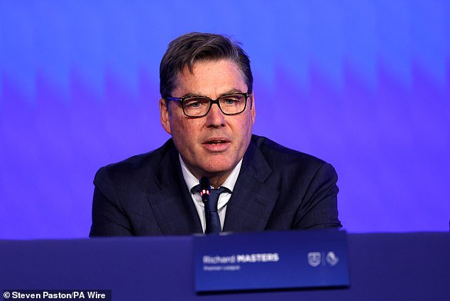 Premier League CEO Richard Masters (pictured) has said the door is ajar on matches being played abroad