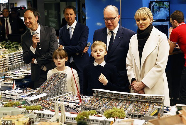 The family seemed impressed when they saw a miniature Monaco right in front of them