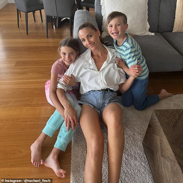 Rachael Finch has hit back at trolls after they branded her with a cruel mother-shaming slur and accused her of 'malnourishing' her children Violet, eight, and Dominic, five, on a 'strict' diet