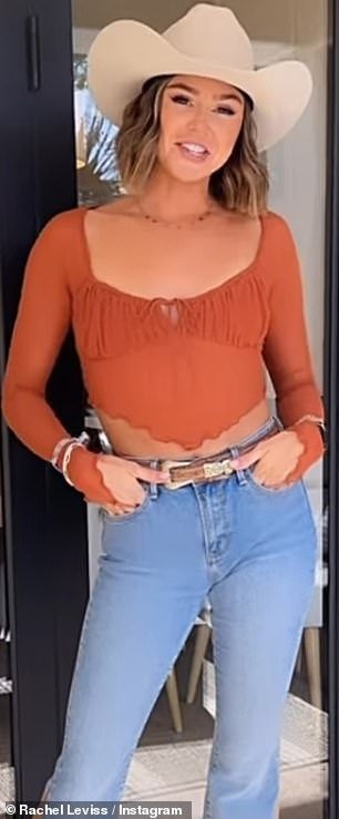 Rachel Leviss (pictured) attended the Stagecoach Festival in the same top Ariana Madix wore on Vanderpump Rules during their love triangle