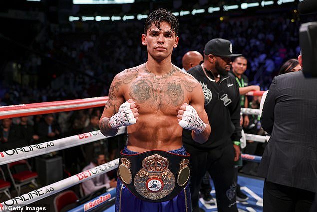 Some fight fans have labeled boxer Ryan Garcia (pictured) as 'the Kanye West of boxing'