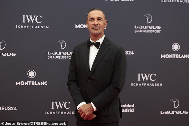 Ruud Gullit attended the 25th Laureus World Sports Awards in Madrid on Monday
