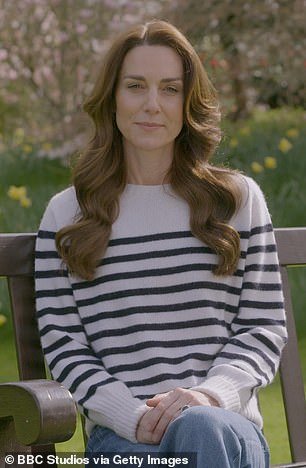 Kate speaks about her diagnosis in a video message