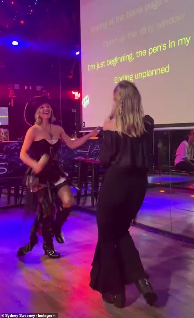 Sydney Sweeney followed suit from her recent film Everyone But You by singing Natasha Bedingfield's 2004 hit at karaoke this week