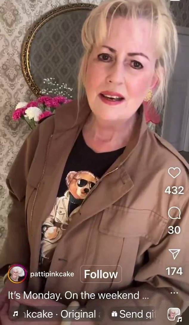 Patricia Lyden, a Sydney woman known on social media as pattipinkcake, was criticized by social media users for a video she shared on Monday