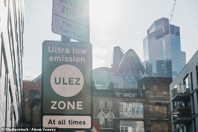 ULEZ effect: Diesel fuel sales have fallen twice as fast in London compared to the rest of Britain - and green campaigners say it's all down to Sadiq Khan's £12.50-a-day driving charge