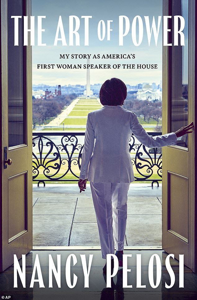 This image from Simon & Schuster shows the cover of former House Speaker Nancy Pelosi's new book, 'The Art of Power'