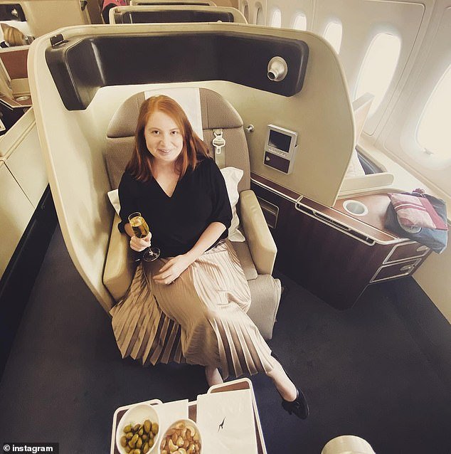 Frequent flyer expert and blogger Adele Eliseo (pictured), aka The Champagne Mile, says millions of Qantas points are going unclaimed because many don't realize they can link their accounts