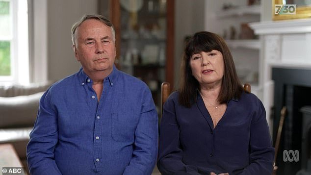 The parents of one-punch victim Thomas Kelly said they were 'caught off guard' after their son's killer's latest violent outburst came to light during his parole hearing.  Ralph and Kathy Kelly are pictured