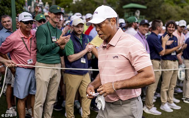 Woods will have to play 23 holes at The Masters on Friday in hopes of making the cut